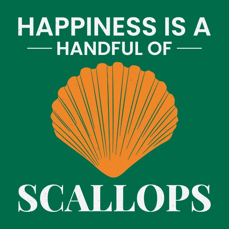 Scallop Seashells Collector Beachcomber Shellfish