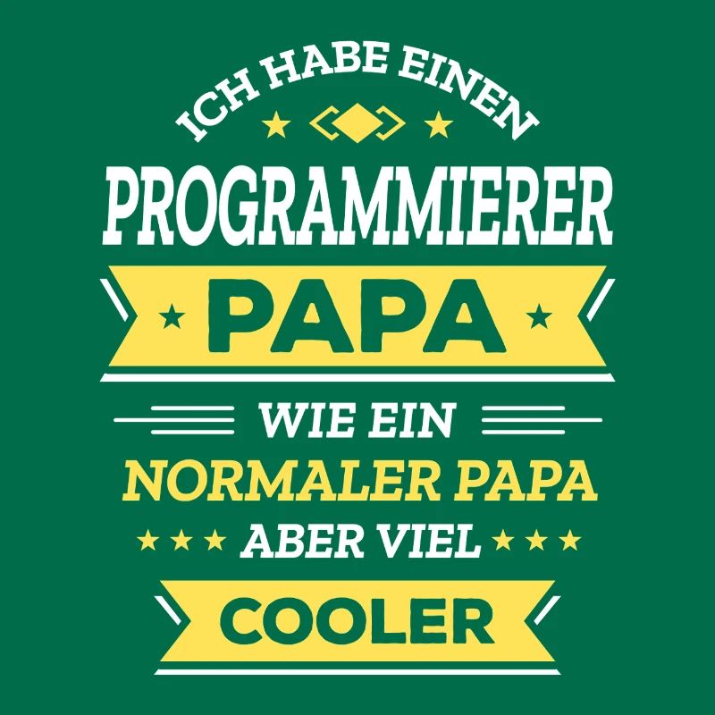 PROGRAMMIERER PAPA: COOL, TECH, DIGITAL, INNOVATIV