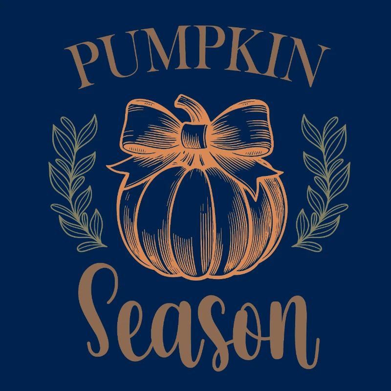 Conception de script de saison de citrouille pour les vacances
