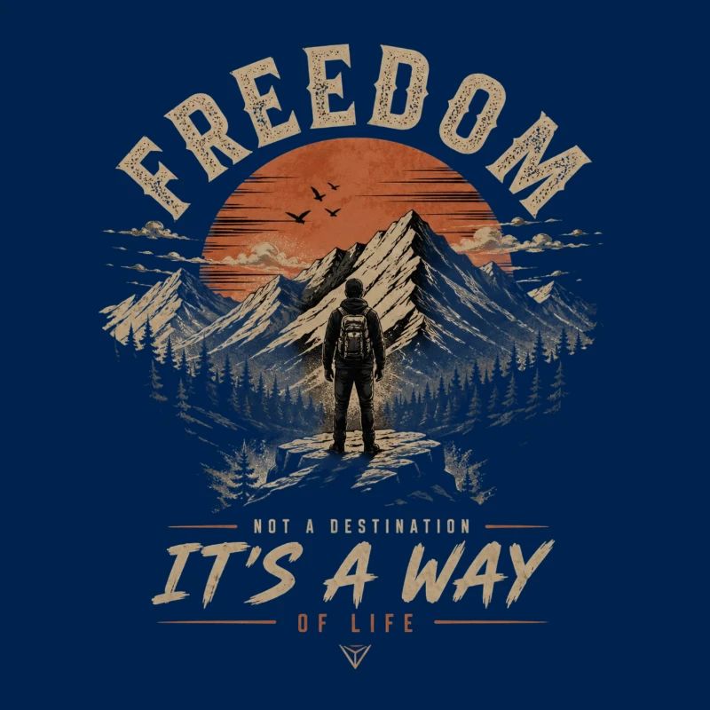 FREEDOM IT'S A WAY Bergwanderer