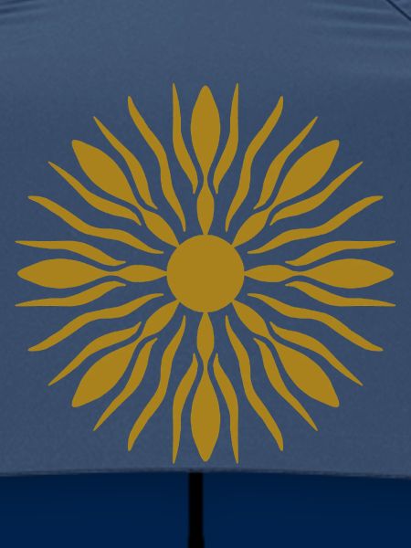 Goldene Sonnenstrahlstrahlung