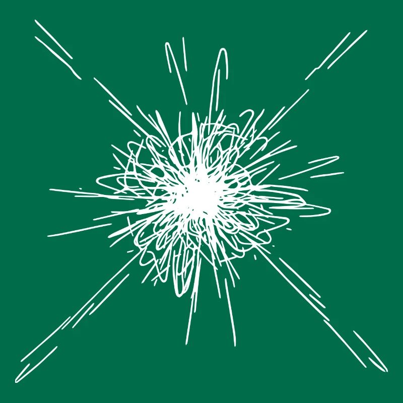 Mandala Explosion Lines Pattern