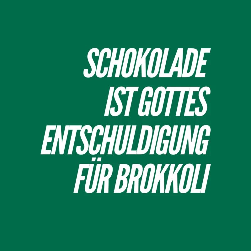 Brokkoli oder Schokolade?