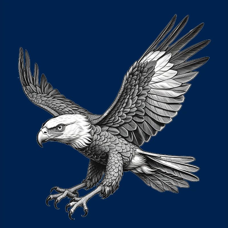 Aigle volant, Graphique