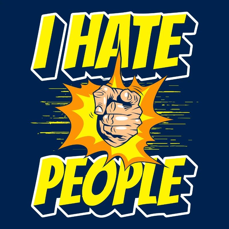 Hatred, humor, aversion, irony