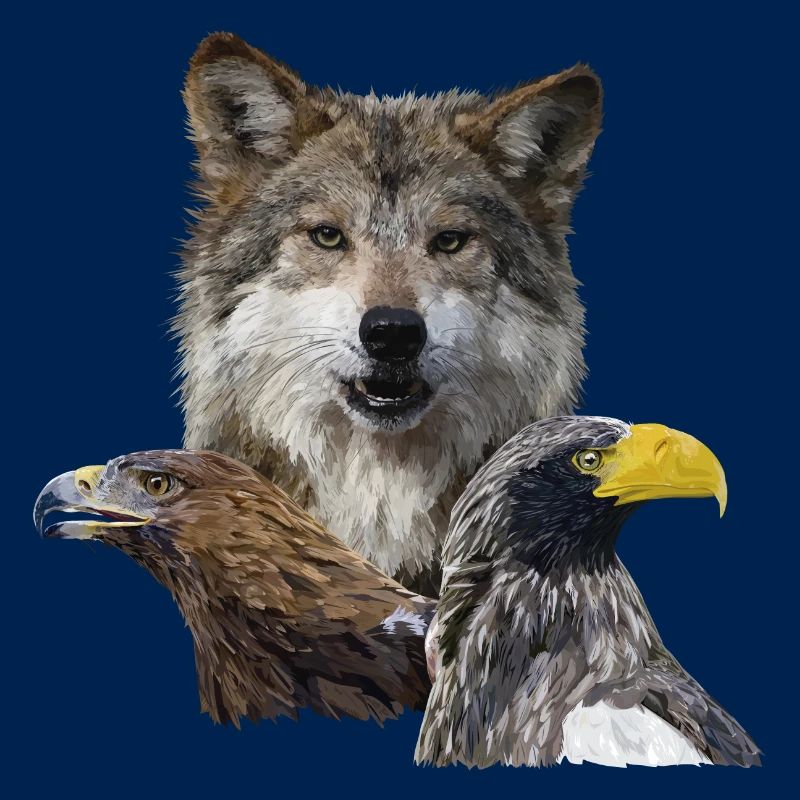 Wolf and Eagles