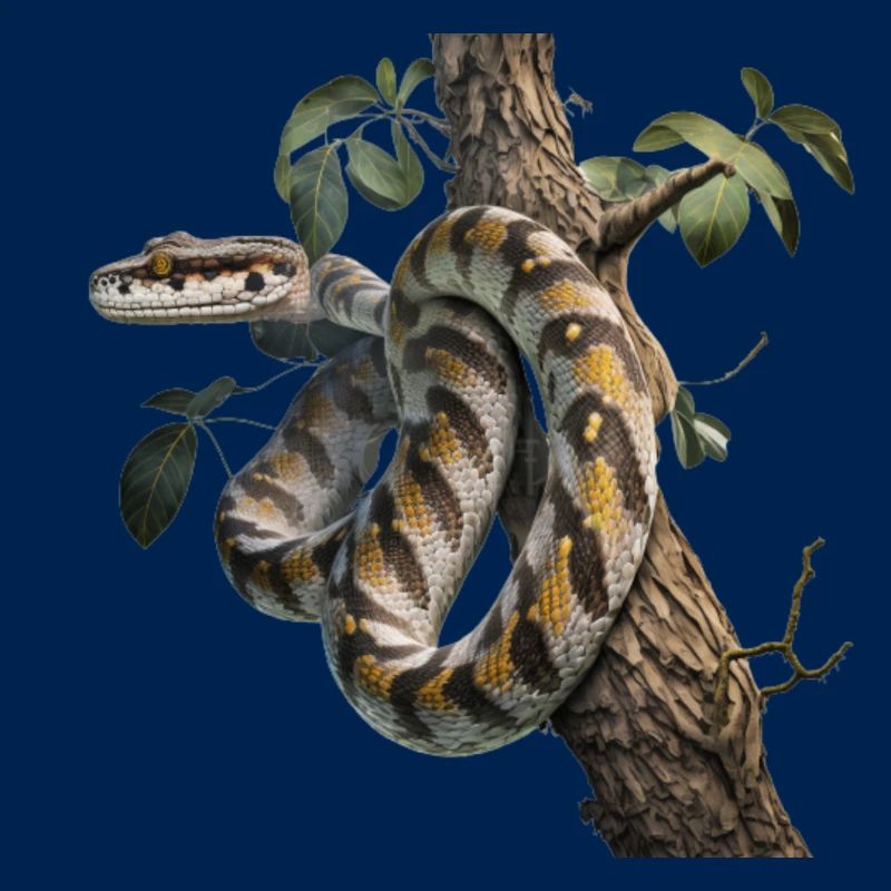 Python dans l’arbre : un animal majestueux