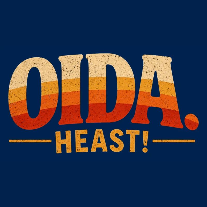 Oida heast Retro Sunset Typographe