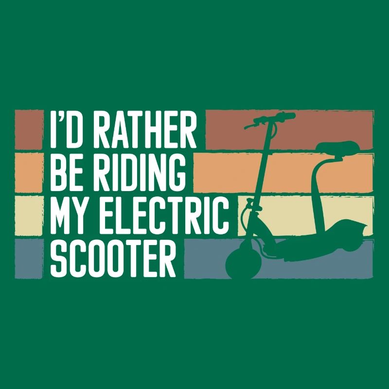 Rollerfahrer E-Roller Hybrid