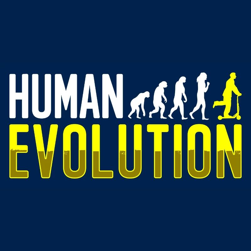 Rollerfahrer Elektrisch E-Roller Fortbewegung