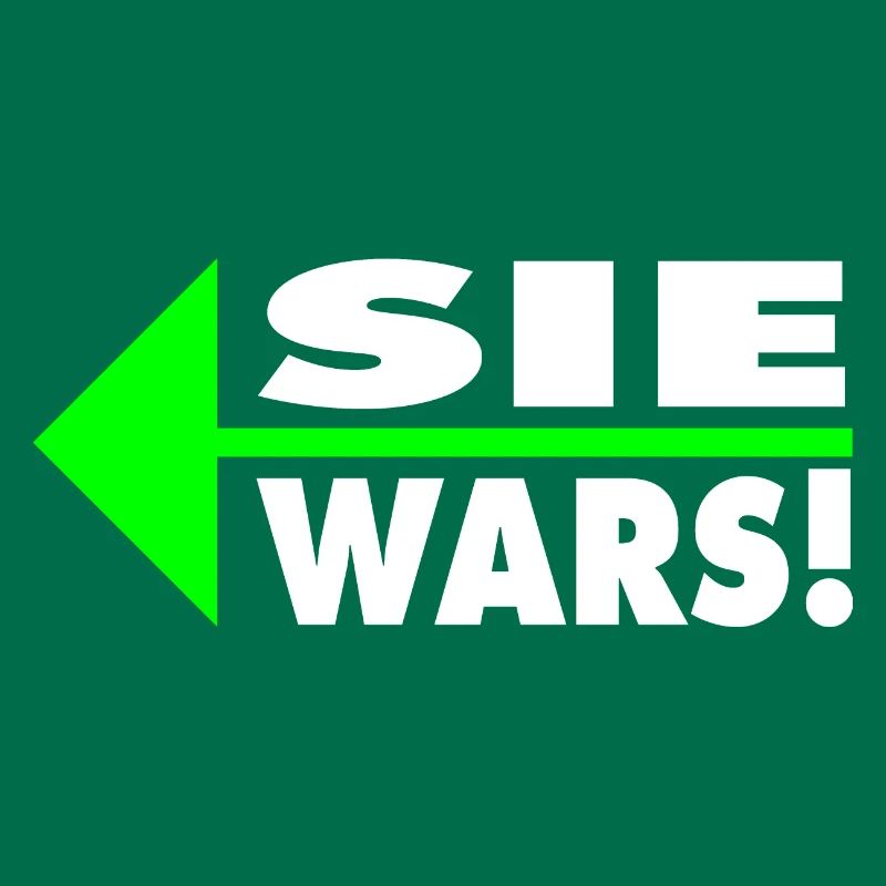Sie wars! Partner- oder Partyshirt