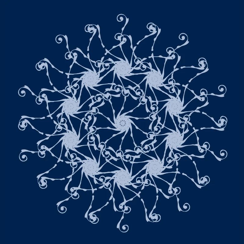 Mandala | Random patterns rotated