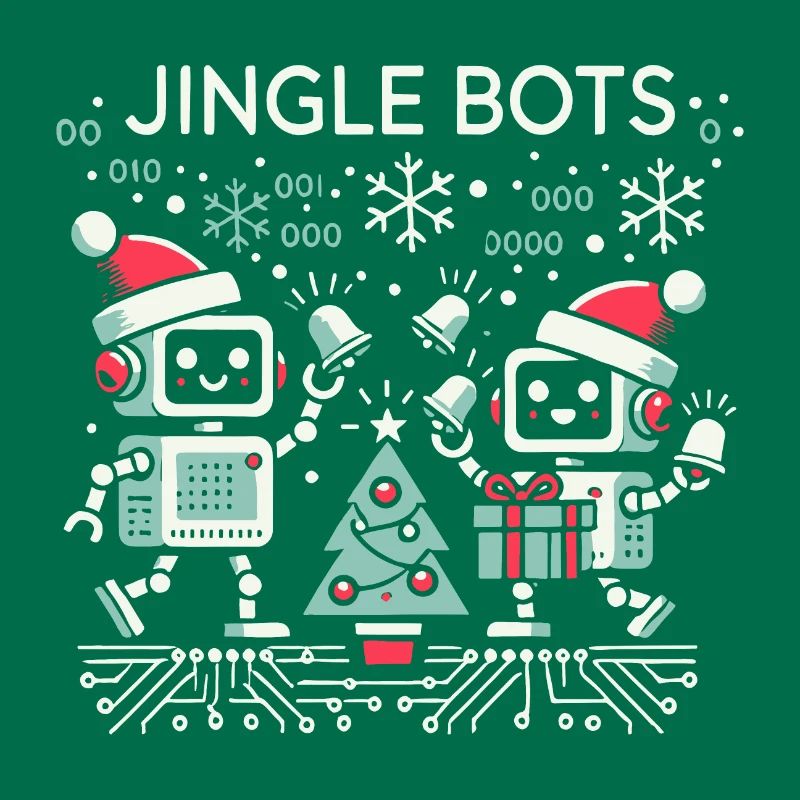Jingle Bots - Robot de Noël avec code binaire