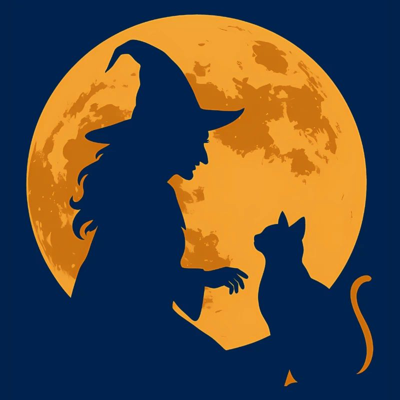 Moonlight Witch and Cat