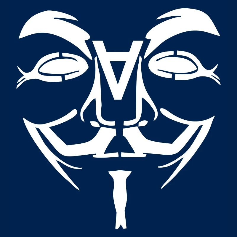 Anonymous Design Gesicht mit A