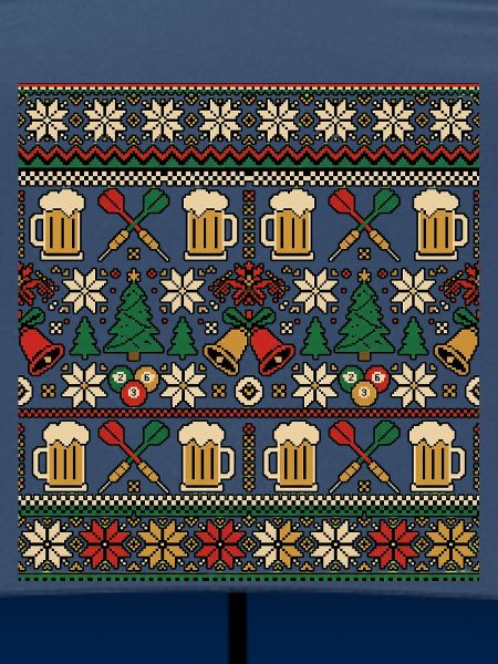 Weihnachts Bier Kneipe Strickdesign