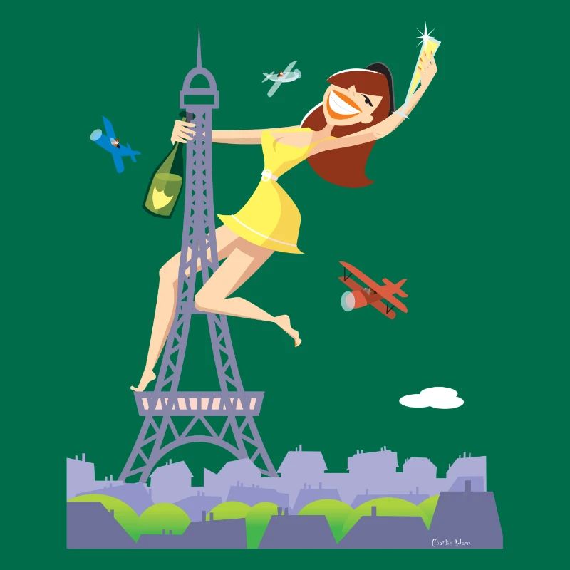 Parisienne Eiffel Tower Pole Dance