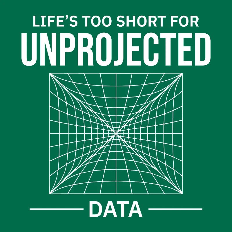 Unprojected Data GIS Cartography Mapping Error