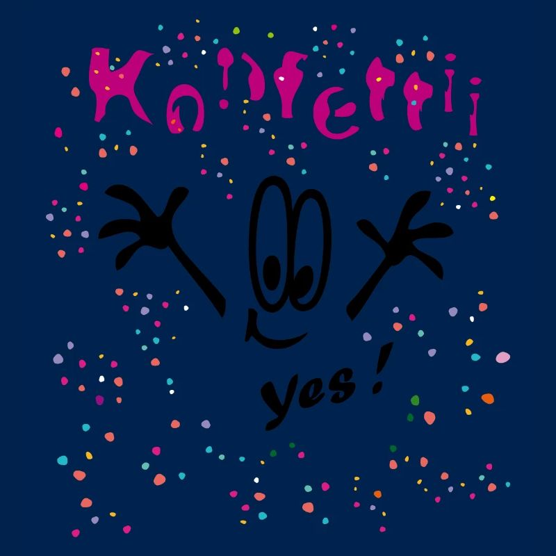 Konfetti Karneval Comic