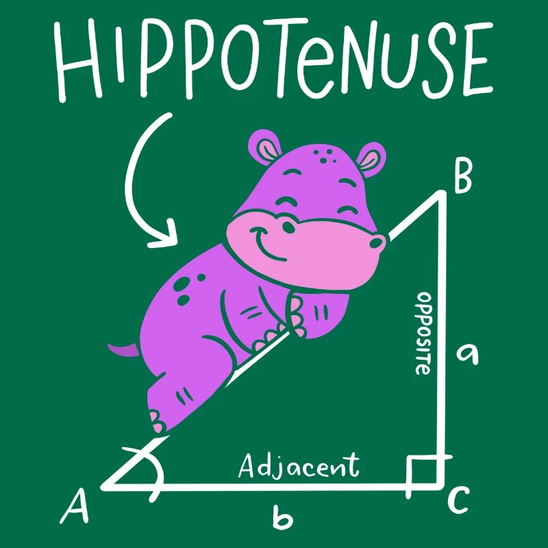 Hippotenuse Hypotenuse Triangle Geometry Math
