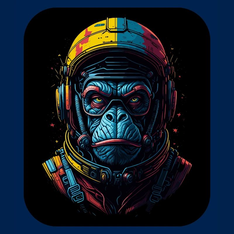 Space Monkey | Combinaison spatiale APE | Voyage spatial de singe