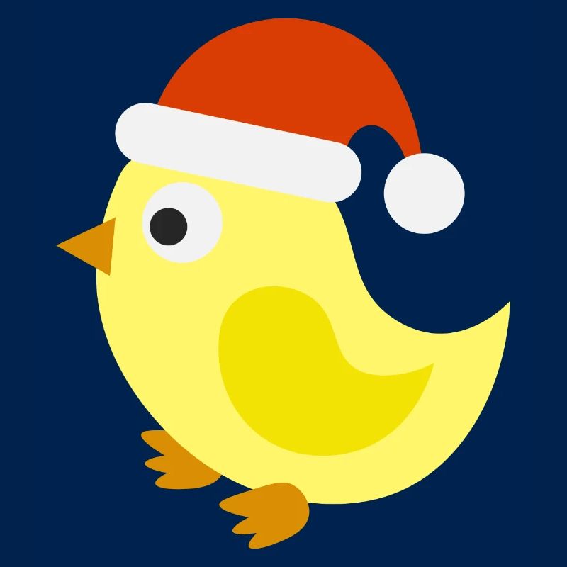 Festliches Weihnachtsküken