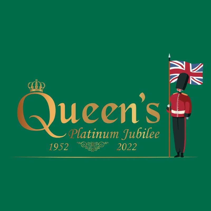 British Queen Monarchy Platinum Jubilee 1952 2022