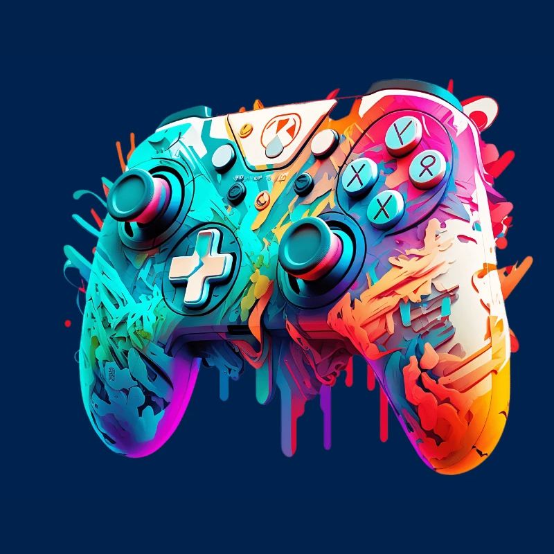 Neon Gaming Controller / Kontroller