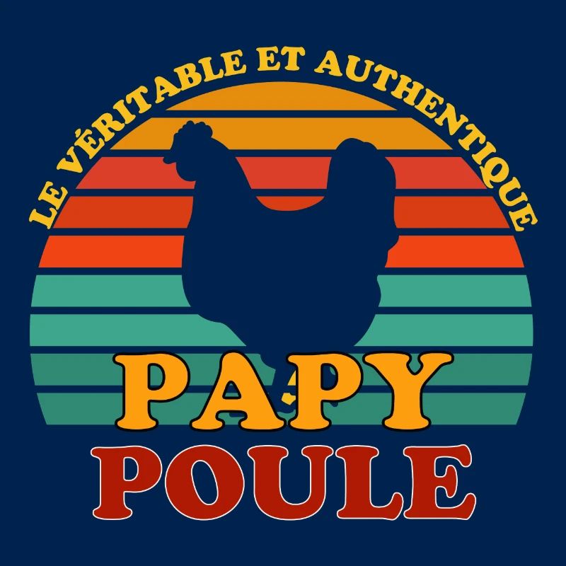 Die echte, authentische Papa-Henne