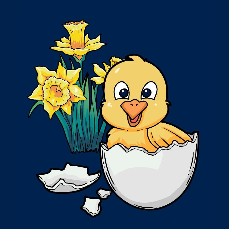 Joyeux Easter Chicks Easter Egg Kids Bébé Chick Egg Egg