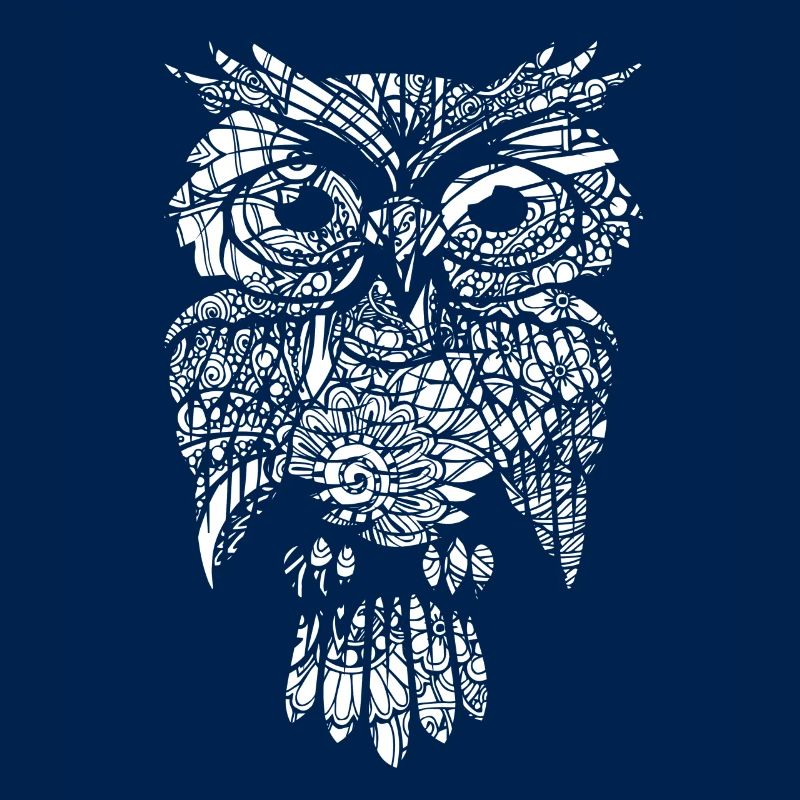 Eule Eule Blumenmuster