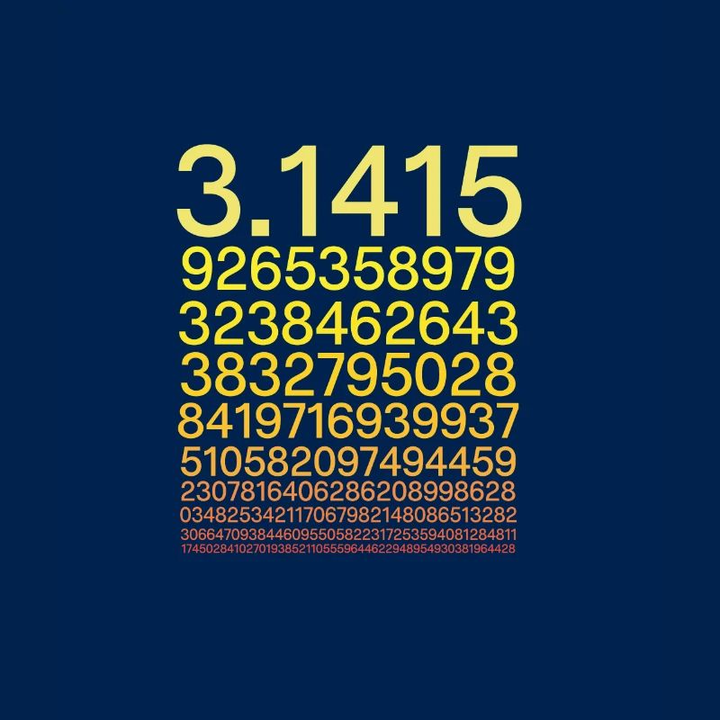 Pi math math numéro