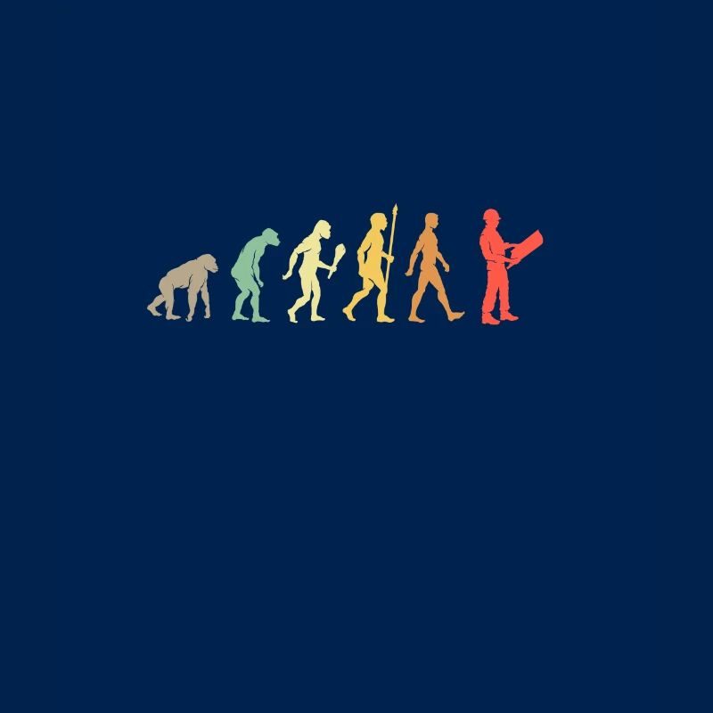 Vintage Evolution Idée cadeau d’architecte