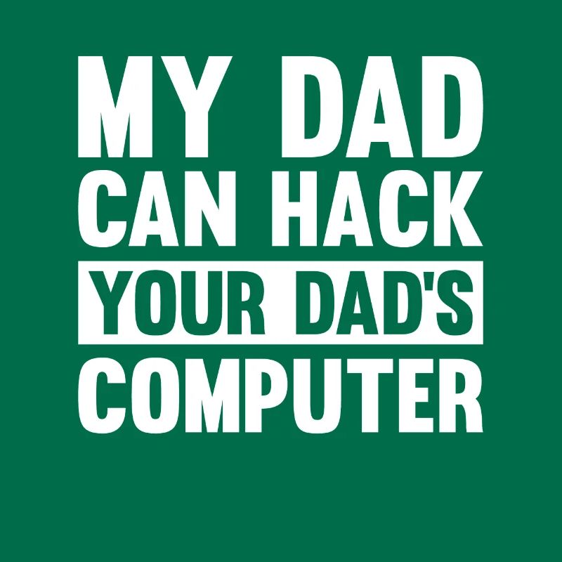 Hacker Code Ordinateur papa Sort cadeau