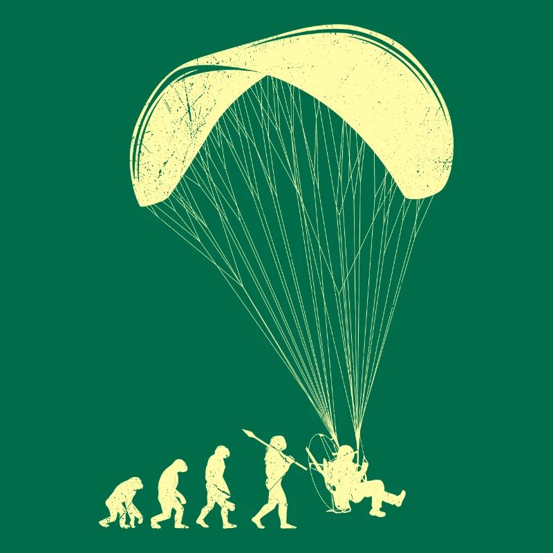 Paramotor Evolution Monkey Human Paraglider