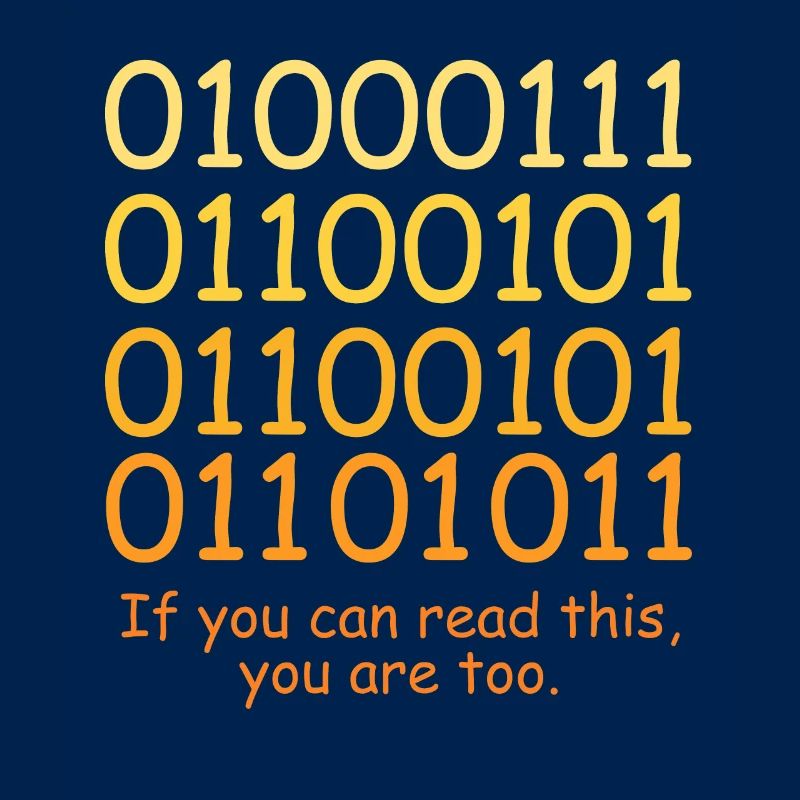 Lustiges Code Binärcode Design für Nerds Geeks