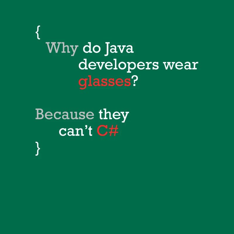 C# Programmeur blague Coder C Sharp