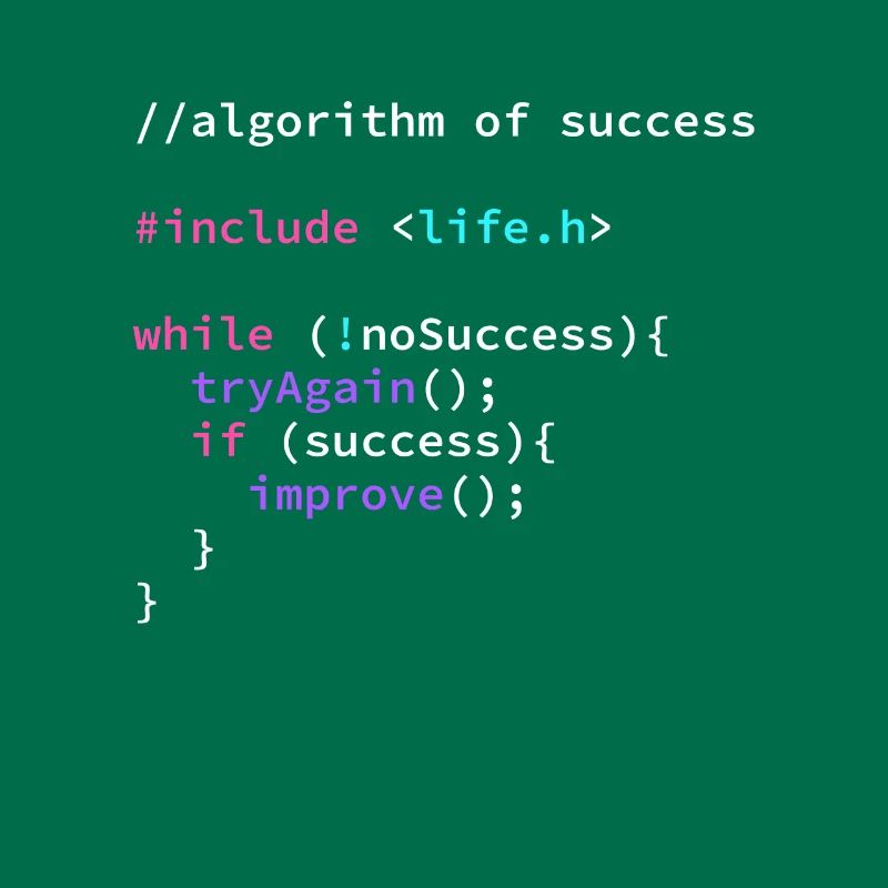 Algorithmus Erfolg Programmierer Programmcode