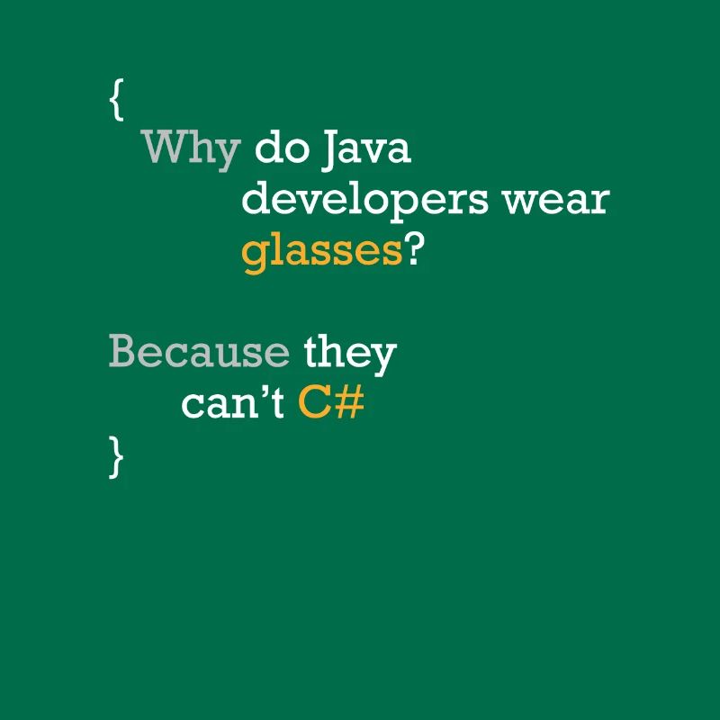 C# Code Joke Programmer Hacker C Sharp Coder