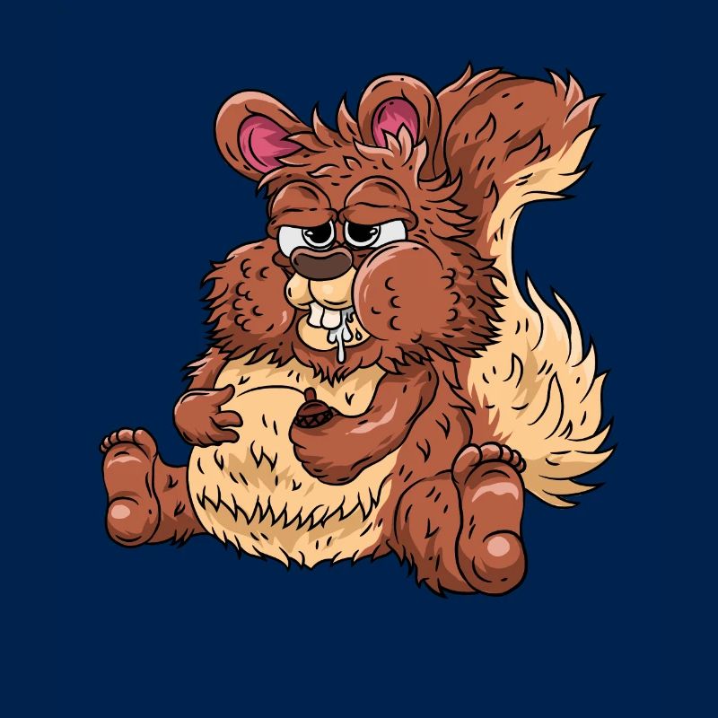 Dickes Eichhörnchen