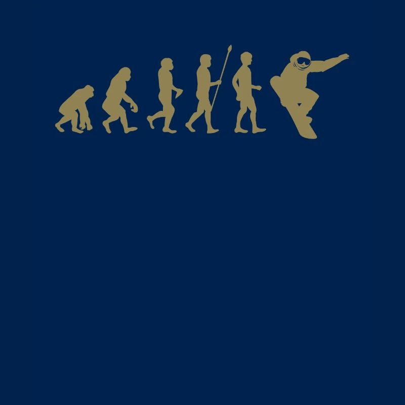 Snowboarder Evolution Geschenkidee