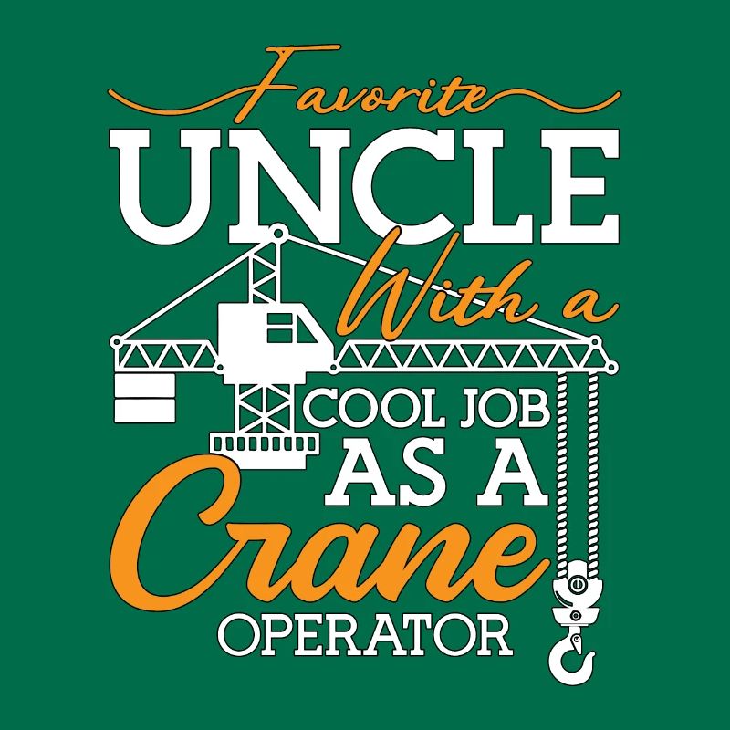 Crane Operator Construction Worker Crane Driver Work Gift