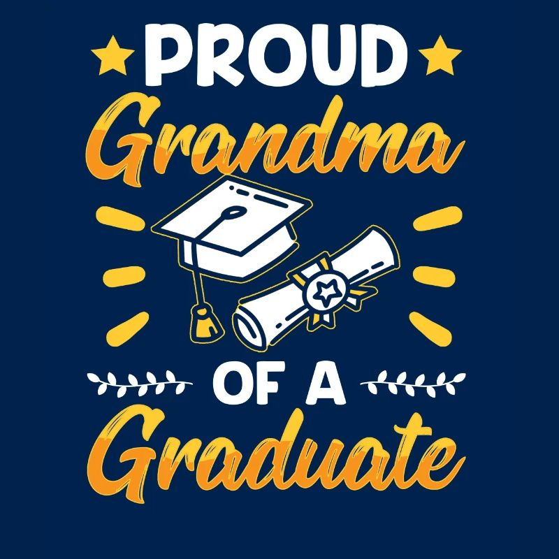 Stolze Großmutter Eines Absolventen Absolvent