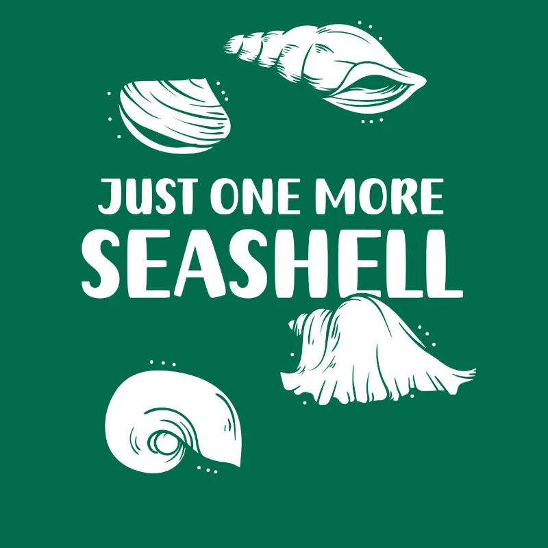 Only One Shell Shell Collector Shellfish Collector Shells