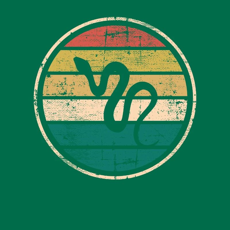 Snake Retro Reptile Python Gift idea