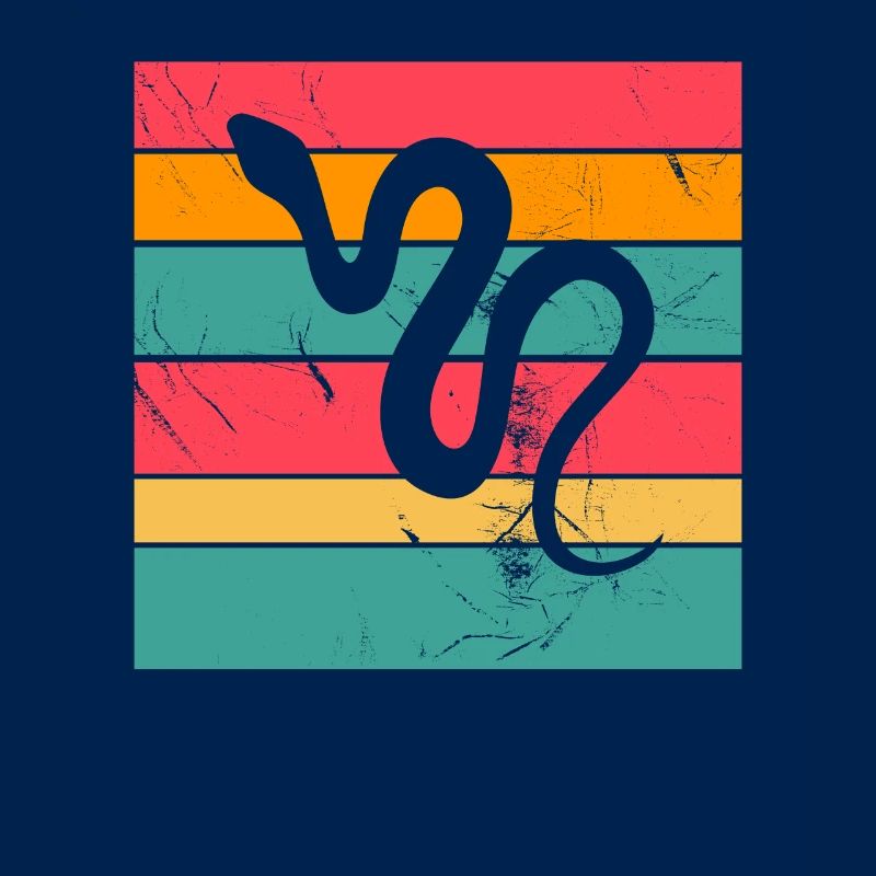 Snake Retro Reptile Python Gift idea