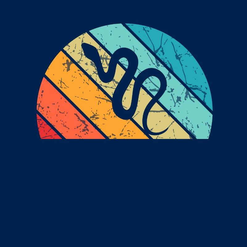 Snake Retro Reptile Python Gift idea