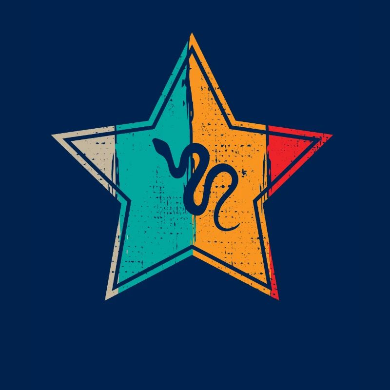 Snake Retro Reptile Python Idée cadeau