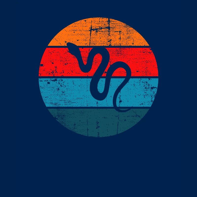 Snake Retro Reptile Python Gift idea