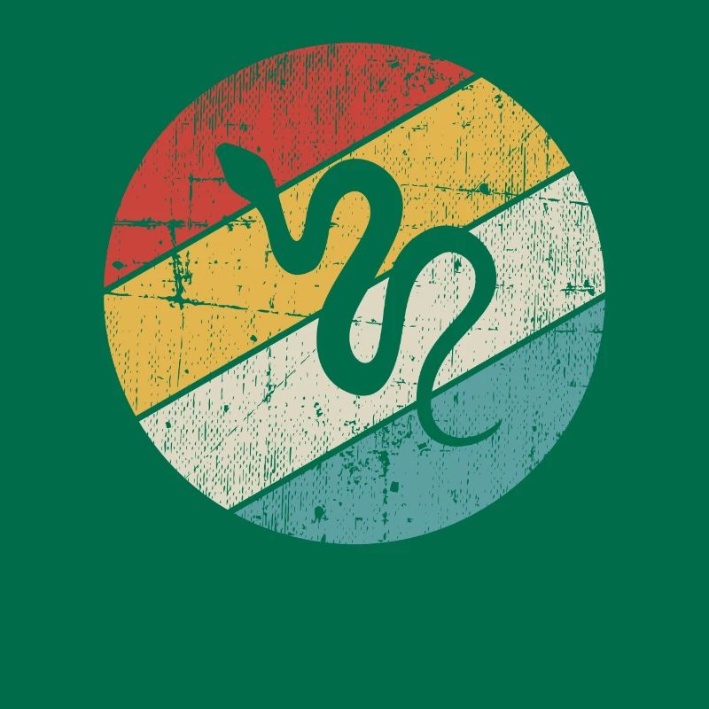 Snake Retro Reptile Python Gift idea